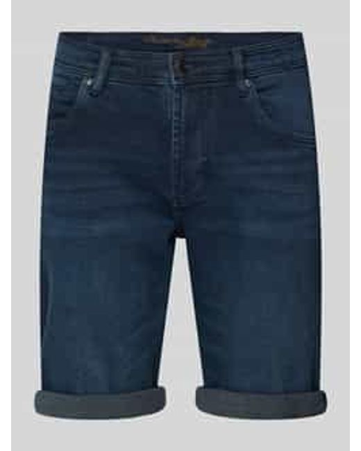 Christian Berg Men Bermuda Met 5-pocketmodel in het Blue voor heren