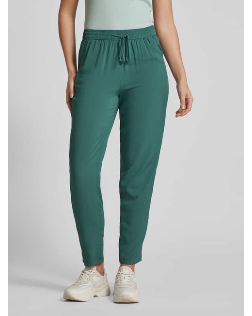 S.oliver Green Stoffhose mit Allover-Muster