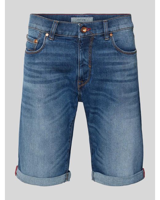 Pierre Cardin Korte Jeans Met Steekzakken in het Blue voor heren