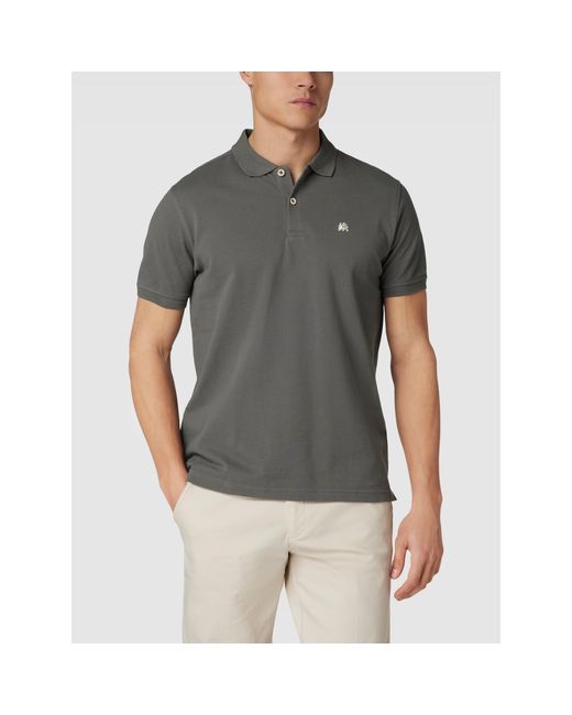 Lerros Poloshirt mit Label-Stitching in Grau für Herren | Lyst AT
