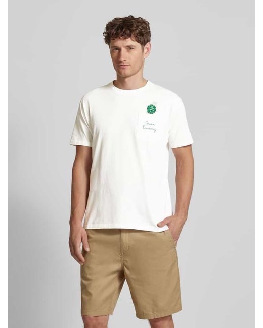 Mc2 Saint Barth T-Shirt mit Motiv-Print Modell 'AUSTIN' in White für Herren
