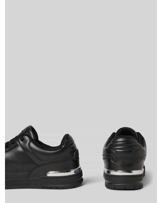 Philipp Plein Sneaker aus Leder mit Schnürung Modell 'VIPER II' in Black für Herren