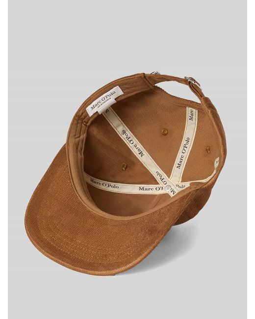 Marc O' Polo Brown Basecap aus Baumwoll-Mix