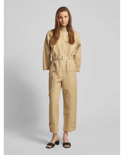 Weekend by Maxmara Natural Jumpsuit Mit Stehkragen Modell 'Fasto'