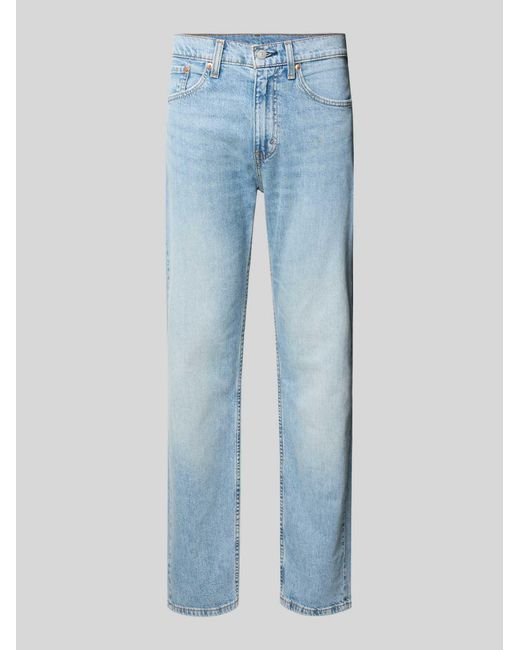 Levi's Straight Fit Jeans in het Blue voor heren
