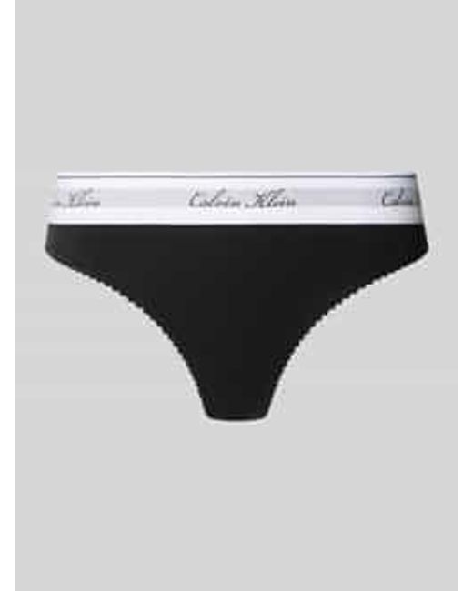 Calvin Klein Strings in het Black
