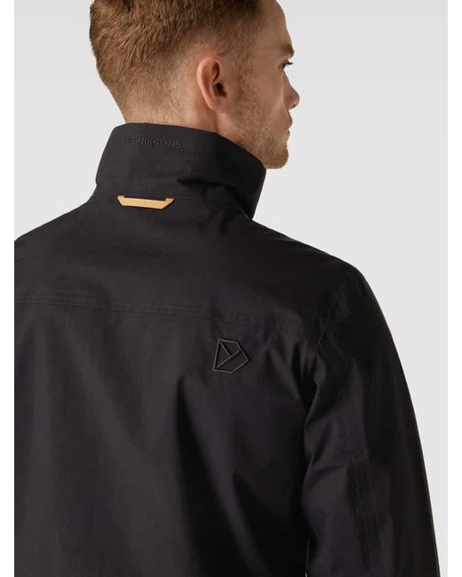 Didriksons Jacke mit Zweiwege-Reißverschluss Modell 'NJORD' in Black für Herren