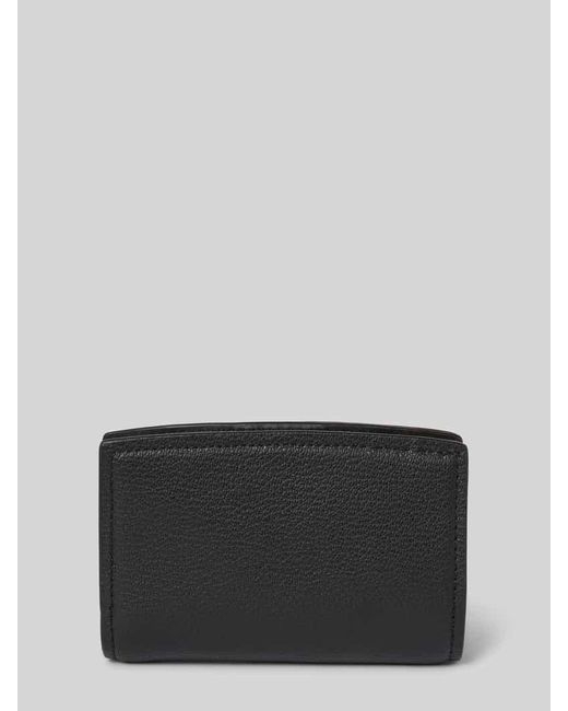 MICHAEL Michael Kors Gray Portemonnaie mit Label-Applikation Modell 'MK CHARM'
