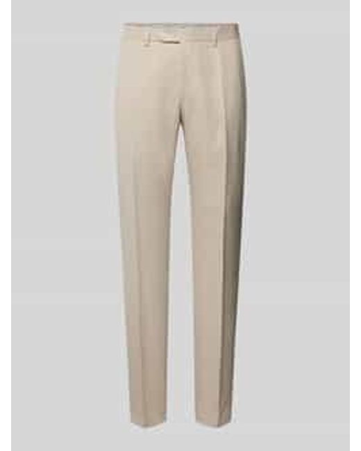 DIGEL Slim Fit Pantalon Met Persplooien in het Natural voor heren