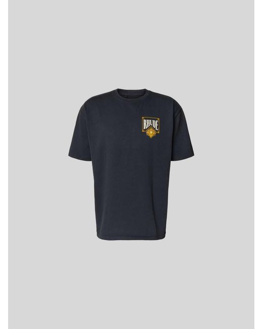 Rhude T-Shirts in het Blue voor heren