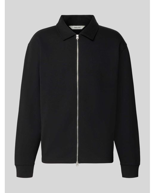 SELECTED Sweatvesten in het Black voor heren
