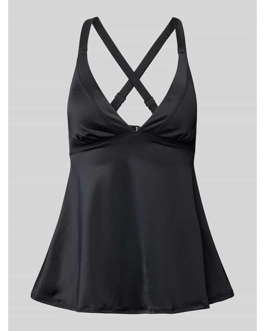DORINA Black Tankini-Oberteil mit verstellbaren Trägern Modell 'FIJI'