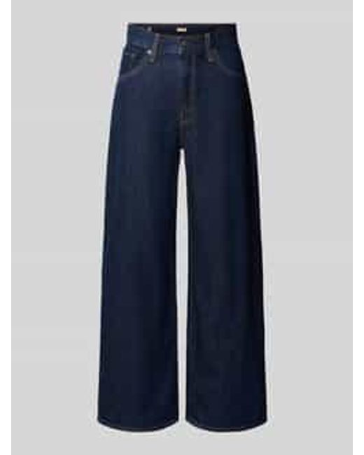 Levi's Jeans Met Wijde Pijpen, Model 'Cinch Baggy' in het Blue