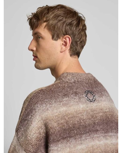 Prohibited Strickpullover mit Label-Detail Modell 'Gradient' in Multicolor für Herren
