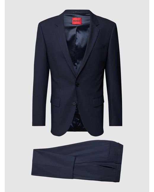 HUGO Anzug mit Schurwoll-Anteil Modell 'Henry/Getlin' in Blue für Herren