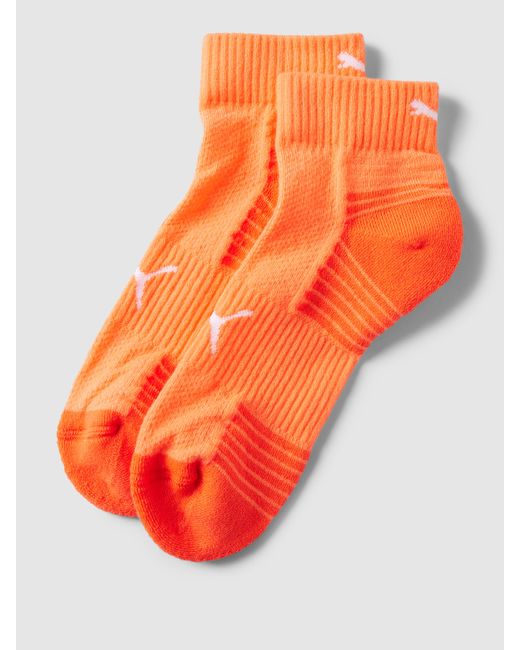 PUMA Socken mit Label-Prints im 2er-Pack in Orange für Herren