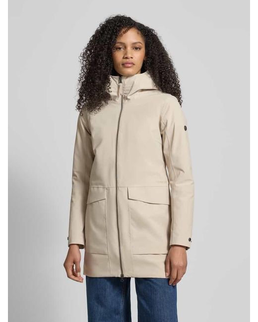 Didriksons Natural Regular Fit Parka mit Logo-Applikation Modell 'Folka'