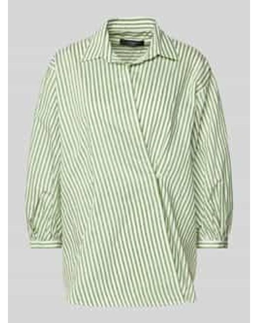 Weekend by Maxmara Relaxed Fit Wikkelblouse Met Knoopsluiting in het Green
