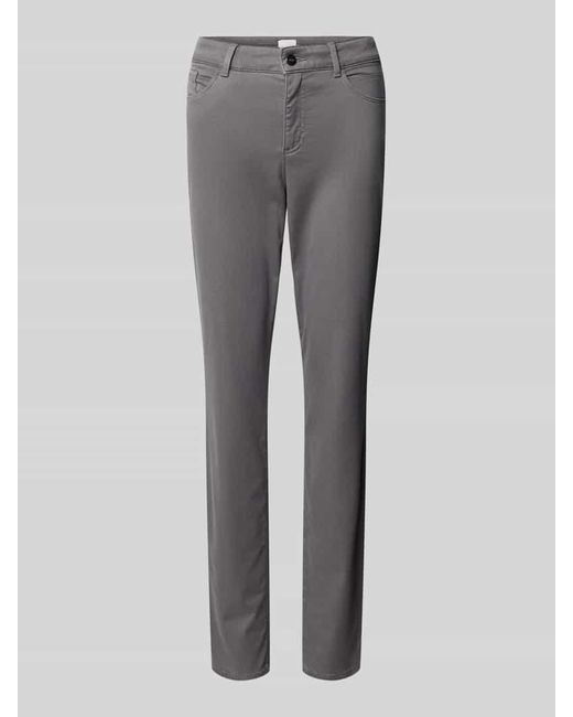 Brax Gray Straight Fit Jeans im 5-Pocket-Design Modell 'STYLE.SHAKIRA'