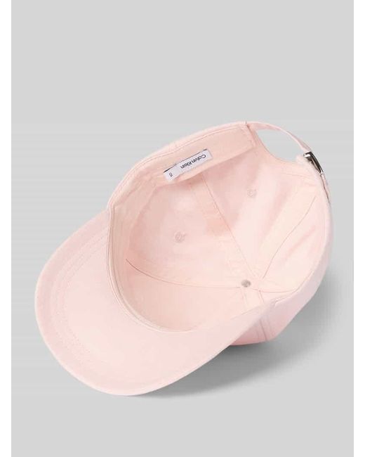 Calvin Klein Pink Basecap mit Logo-Stitching