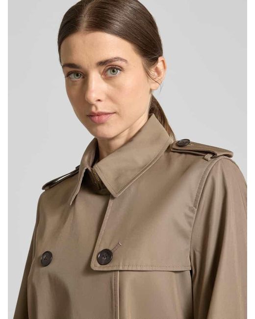 Tommy Hilfiger Natural Mantel mit Taillengürtel