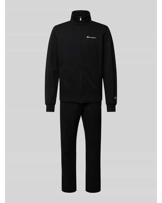 Champion Sweatanzug Mit Label-Print in Black für Herren