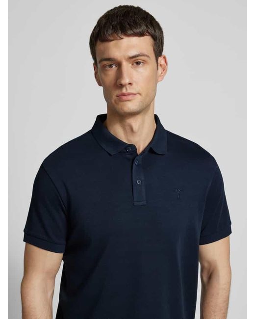 Joop! Regular Fit Poloshirt Mit Logo-Stitching in Blue für Herren