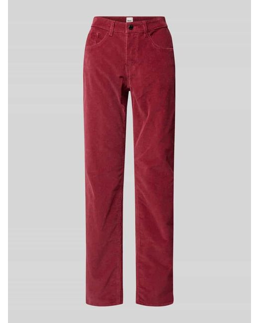 Brax Red Slim Fit Cordhose im 5-Pocket-Design Modell 'Carola'