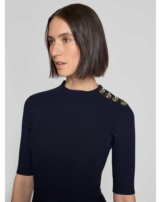 Ted Baker Blue Strickkleid mit Zierknöpfen