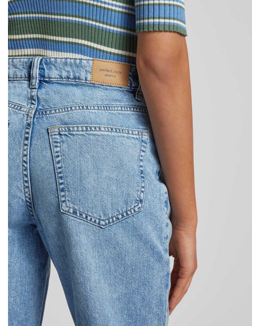 Gina Tricot Blue Super Wide Flared Jeans im 5-Pocket-Design