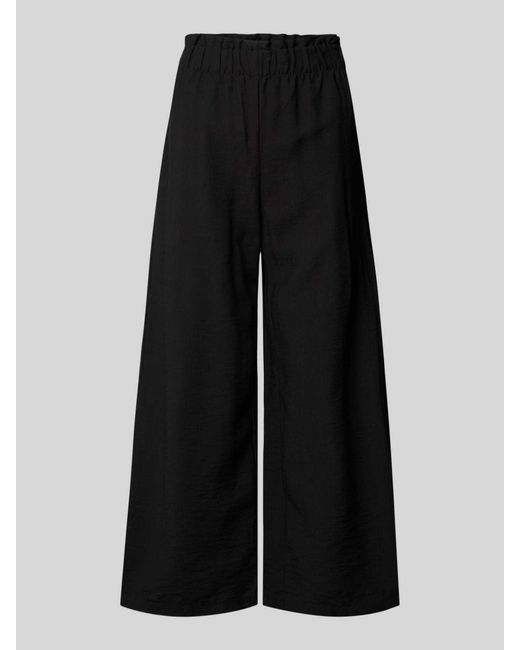 Fransa Black Regular Fit Culotte mit elastischem Bund Modell 'Hot'
