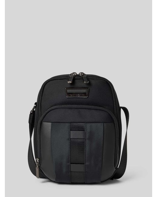 Samsonite Schoudertas Met Labelapplicatie in het Zwart voor heren Lyst NL