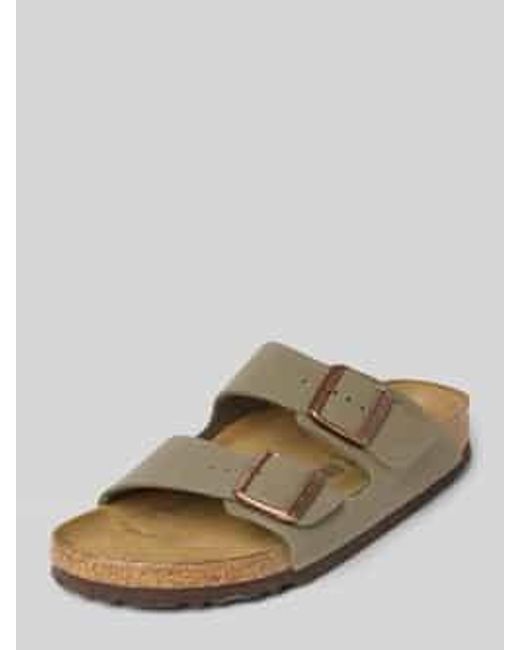 Birkenstock Slippers Met Doornsluiting in het Natural