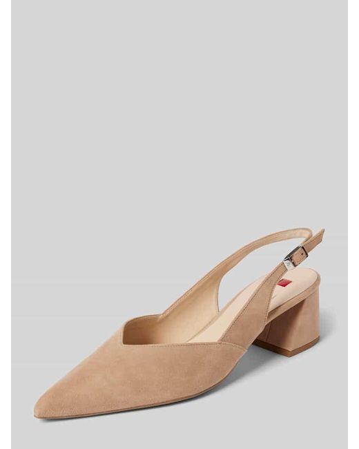 Högl Natural Slingbacks Aus Echtem Leder