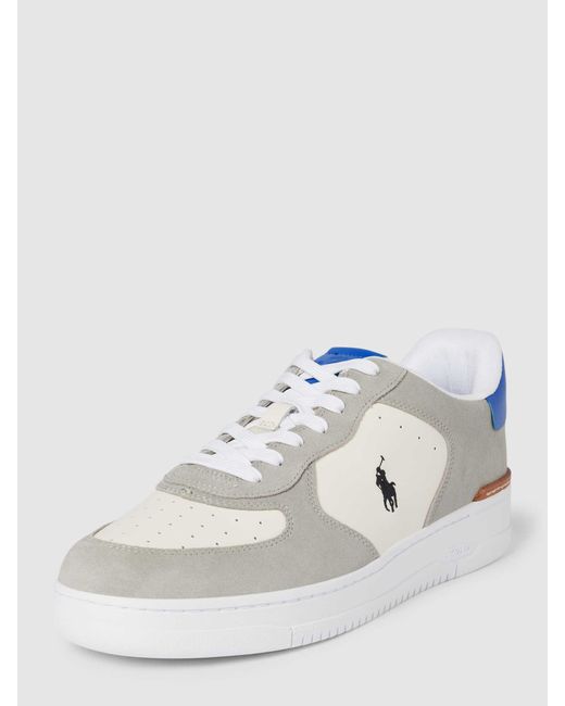 Polo Ralph Lauren Sneakers Met Labelprint in het White voor heren