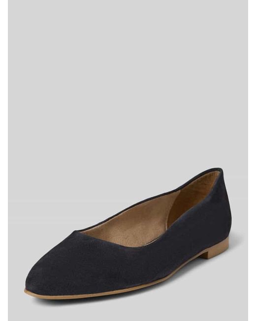 Tamaris Black Ballerinas mit Blockabsatz