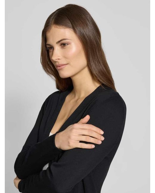 S.oliver Black Regular Fit Cardigan Baumwoll-Viskose-Mix