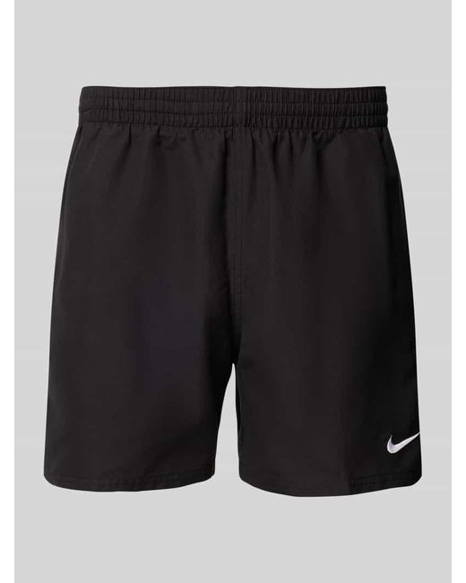 Nike Badehose mit Label-Print in Black für Herren