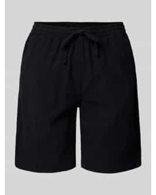 Soya Concept Relaxed Fit Korte Broek Met Elastische Band in het Black