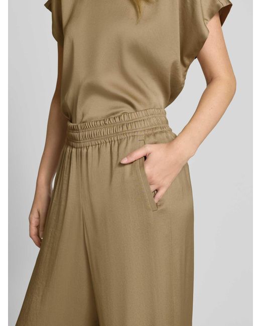 Drykorn Broek Met Wijde Pijpen En Elastische Band in het Natural