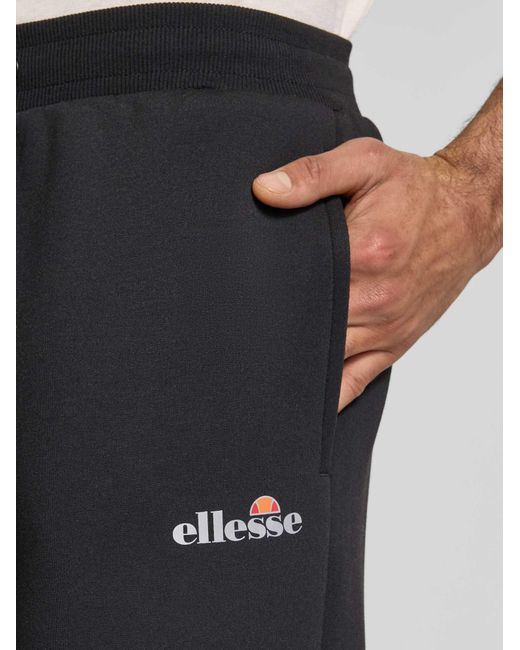 Ellesse Sweatpants Met Logo, Model 'Sirtori' in het Black voor heren