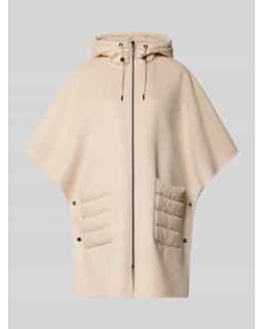 Comma, Jack Met Viscose En 1/2-Mouwen in het Natural