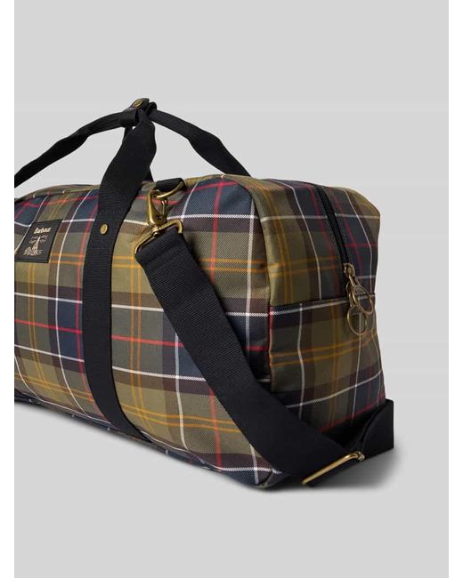 Barbour Weekender mit Allover-Muster Modell 'TORRIDON HOLDALL' in Black für Herren