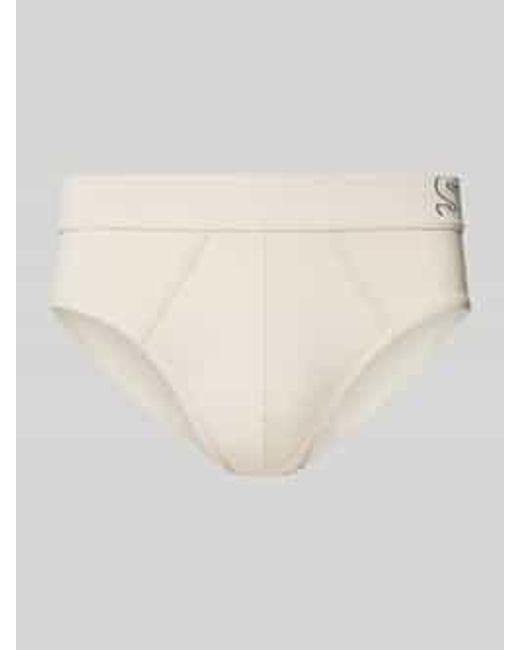 SLG Slip Met Elastische Band Met Label in het Natural voor heren