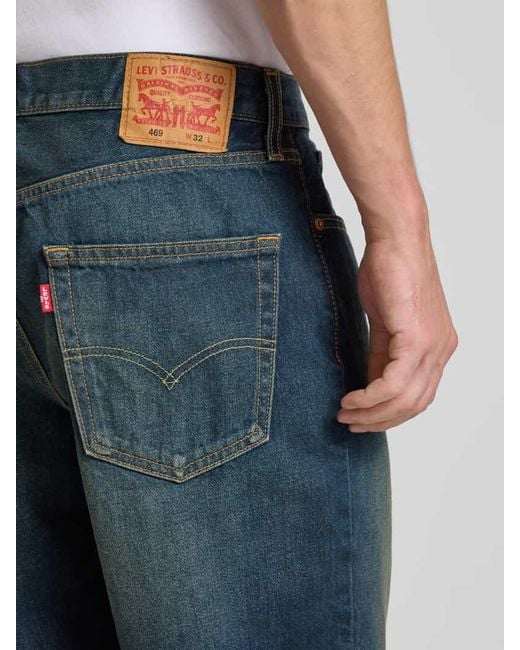 Levi's Loose Fit Jeansshorts im Used-Look in Blue für Herren