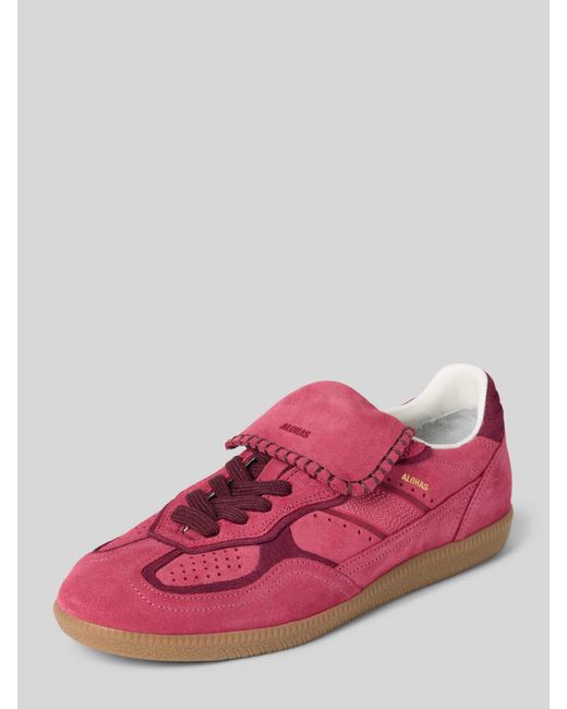 Alohas Sneakers Met Vetersluiting in het Pink