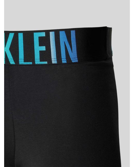 Calvin Klein Trunks mit elastischem Label-Bund in Black für Herren