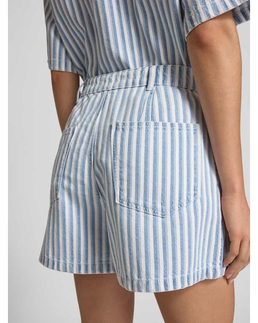 Jake*s Blue Relaxed Fit Shorts im 5-Pocket-Design