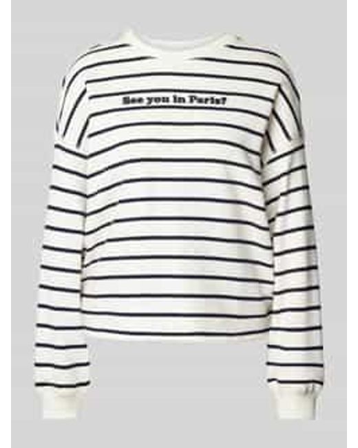 Smith & Soul Sweatshirt Met Statementstitching in het Gray
