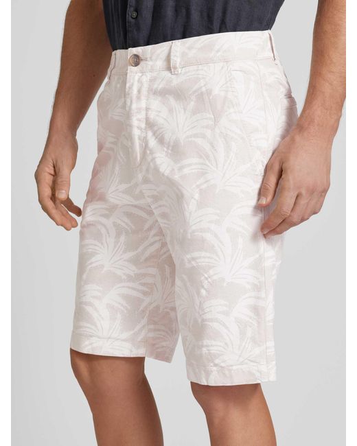 Tom Tailor Regular Fit Chino-Shorts mit Gürtelschlaufen in White für Herren